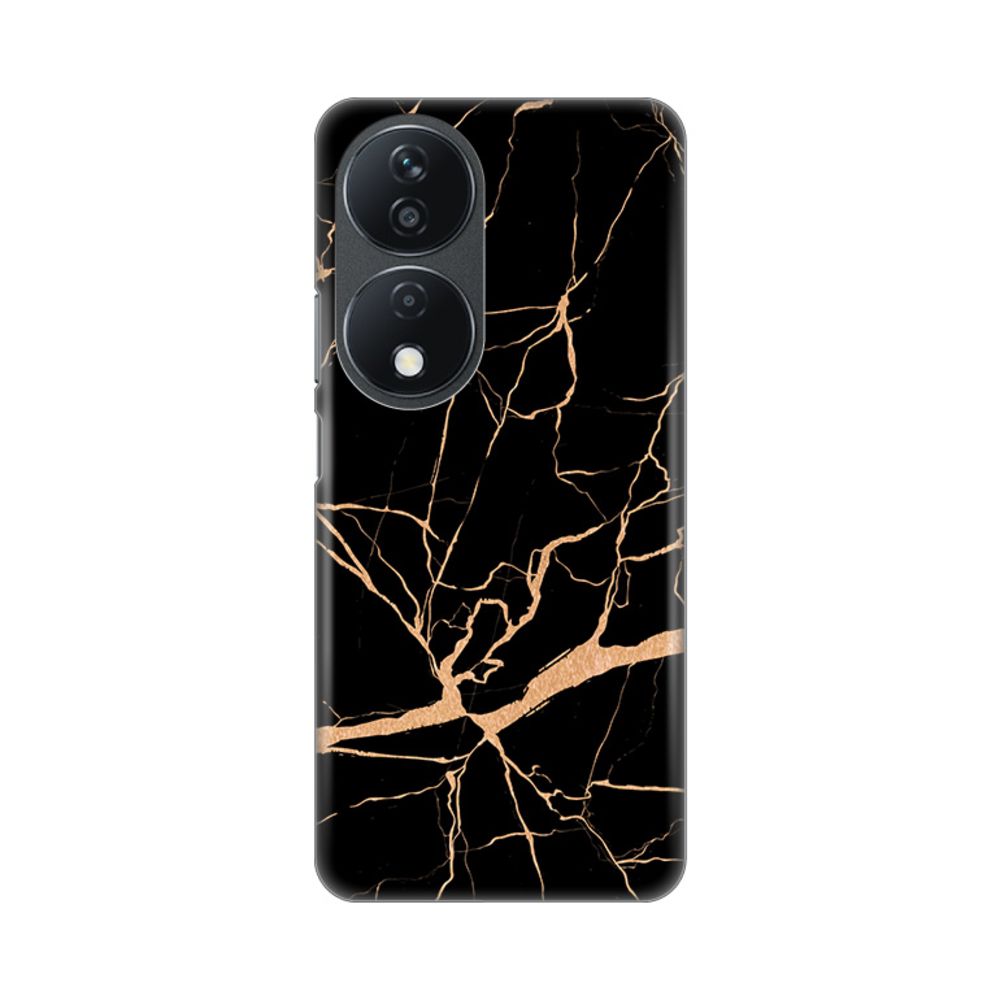 Maska za Honor X7b — Silikonska Print, black