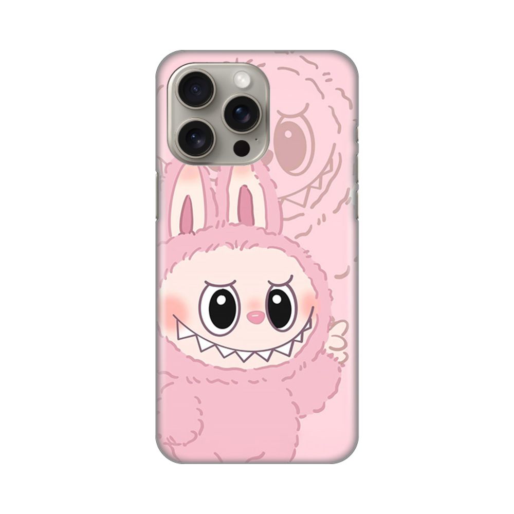 Maska za Apple iPhone 15 Pro Max — Silikonska Print, pink