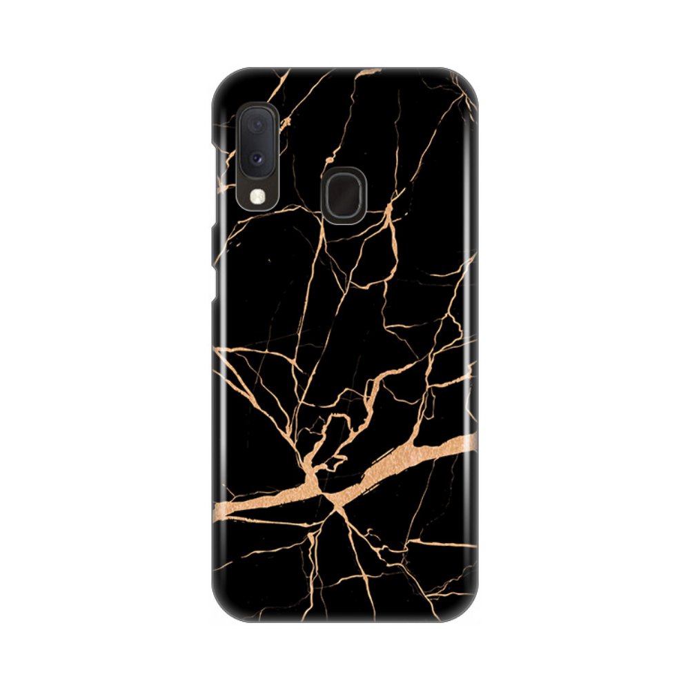 Maska za Samsung Galaxy A20e — Silikonska Print, black