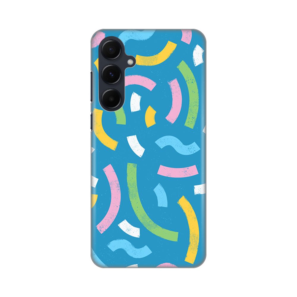 Maska za Samsung Galaxy A55 5G — Silikonska Print, blue