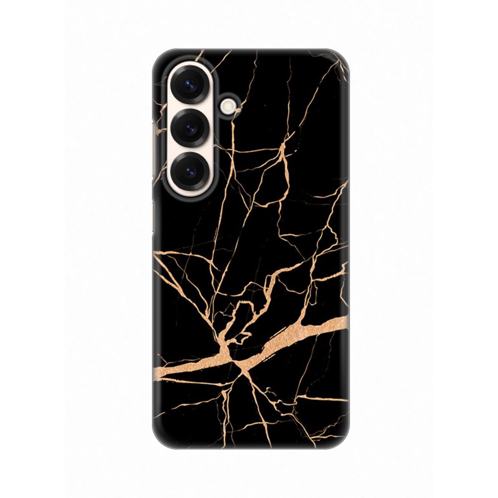 Maska za Samsung Galaxy S25 — Silikonska Print, black