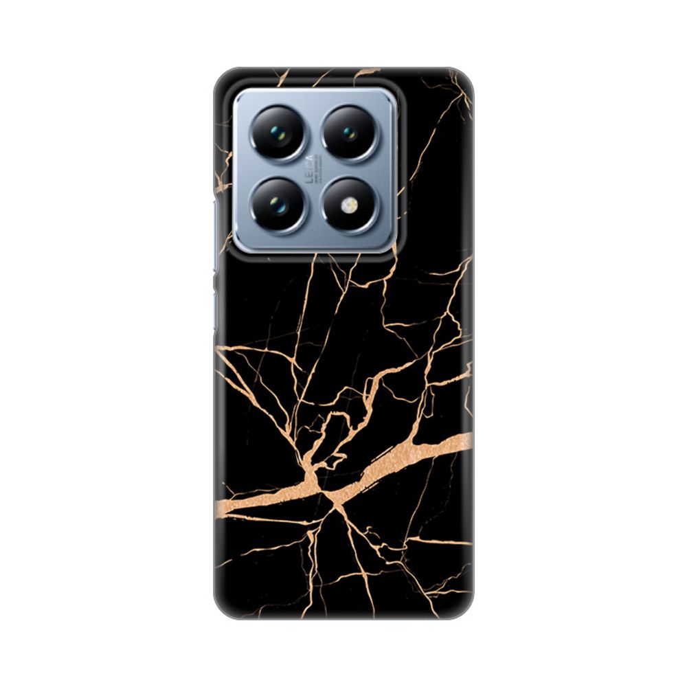 Maska za Xiaomi 14T Pro — Silikonska Print, black