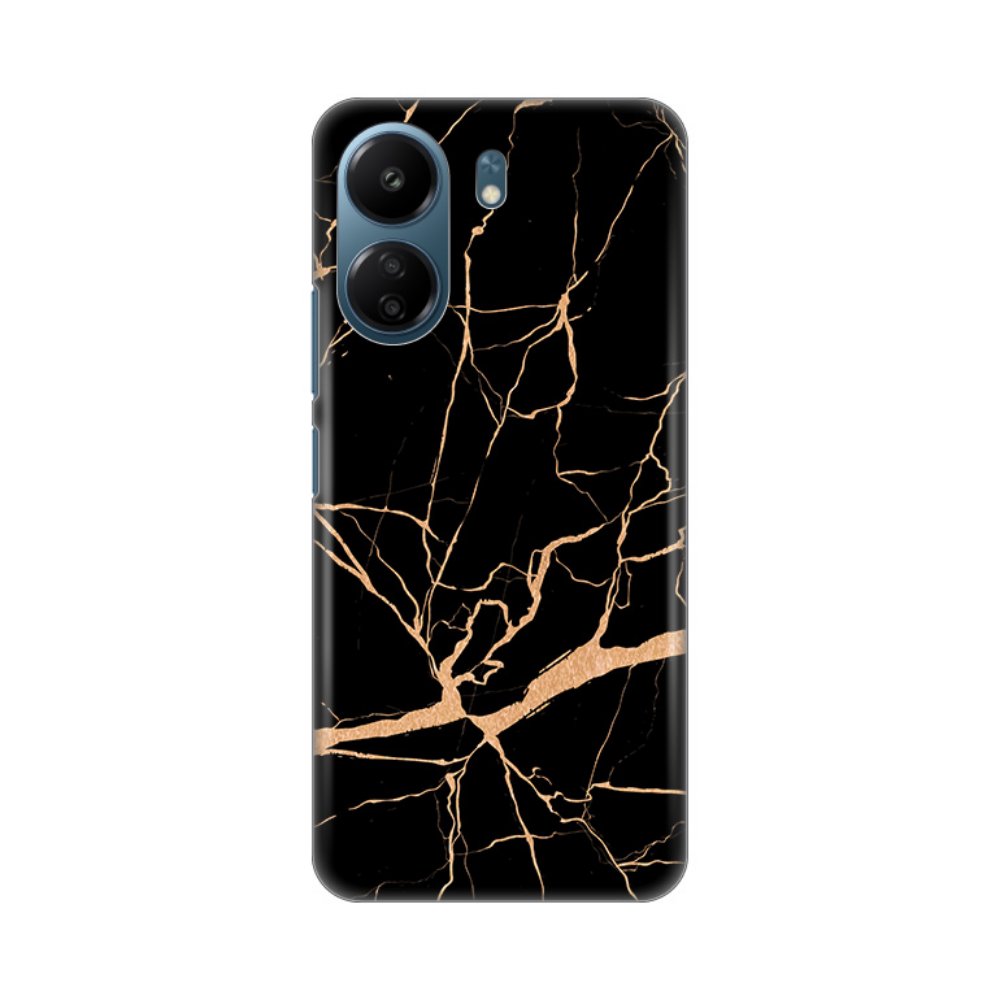 Maska za Xiaomi Redmi 13C — Silikonska Print, black