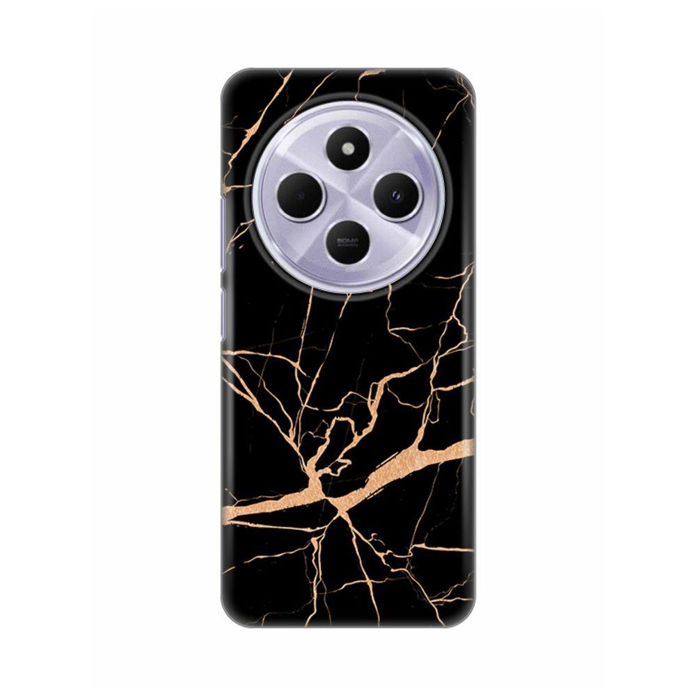 Maska za Xiaomi Redmi 14C — Silikonska Print, black