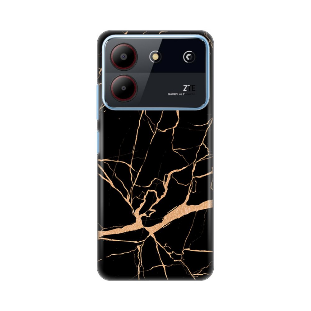 Maska za ZTE Blade A54 — Silikonska Print, black