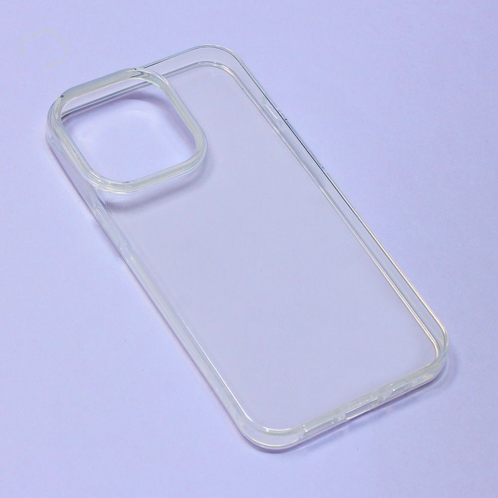 Maska za Apple iPhone 13 Pro — Silikonska Skin, transparent