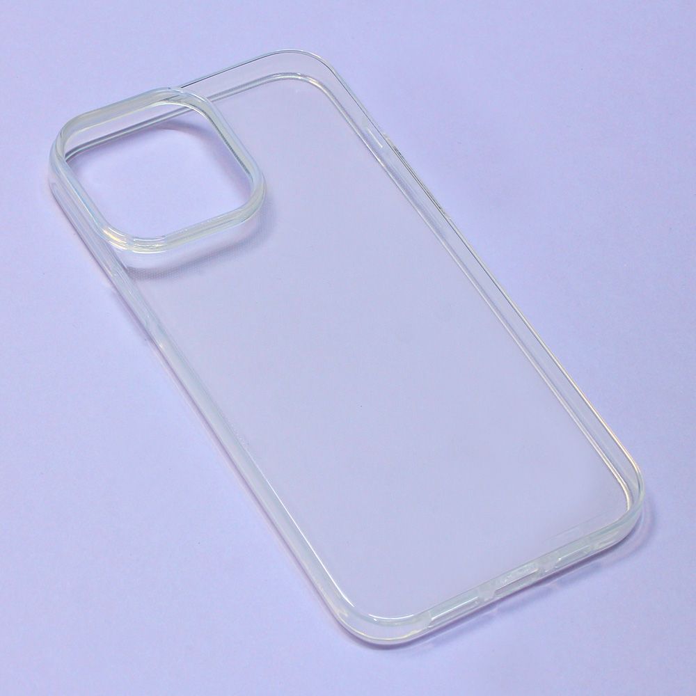 Maska za Apple iPhone 13 Pro Max — Silikonska Skin, transparent
