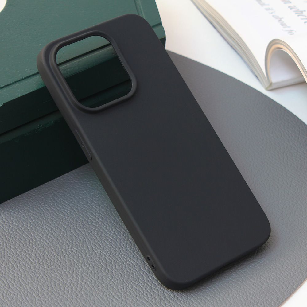 Maska za Apple iPhone 15 Pro — Silikonska Skin, mat crna