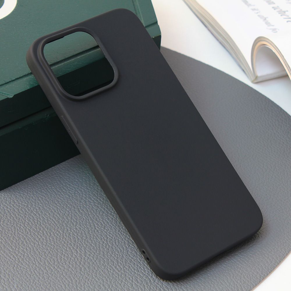 Maska za Apple iPhone 15 Pro Max — Silikonska Skin, mat crna