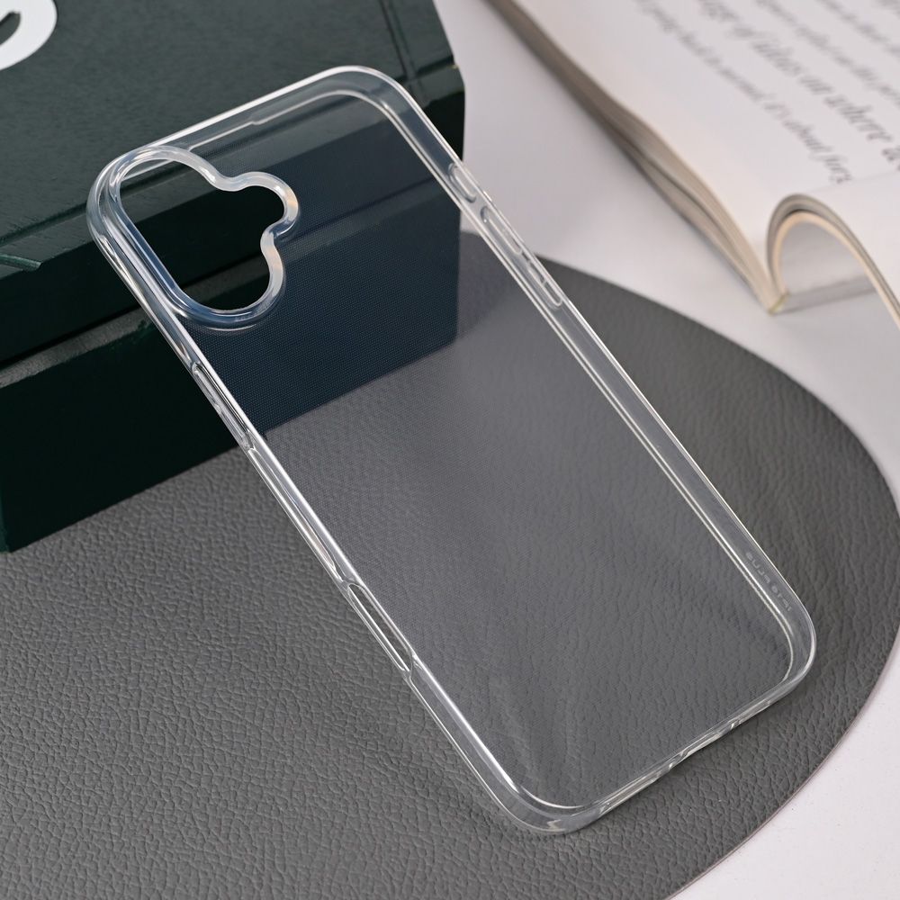 Maska za Apple iPhone 16 Plus — Silikonska Skin, transparent