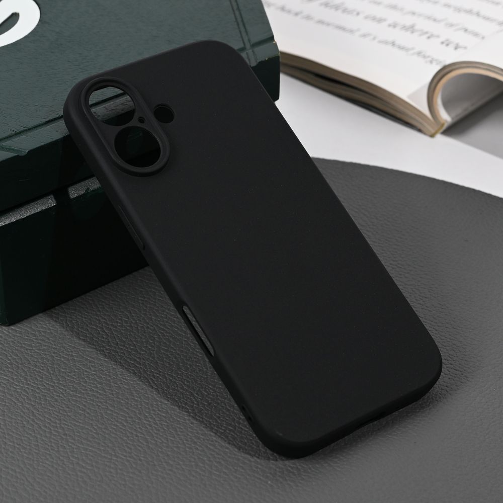 Maska za Apple iPhone 17 — Silikonska Skin, mat crna