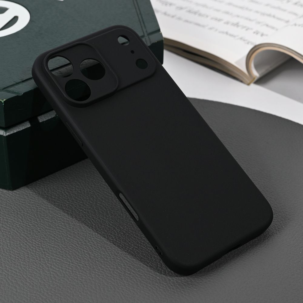 Maska za Apple iPhone 17 Pro Max — Silikonska Skin, mat crna