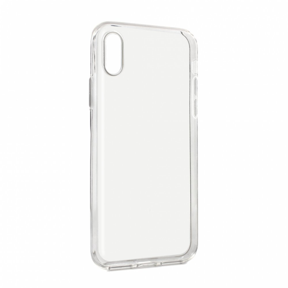 Maska za Apple iPhone XS — Silikonska Skin, transparent