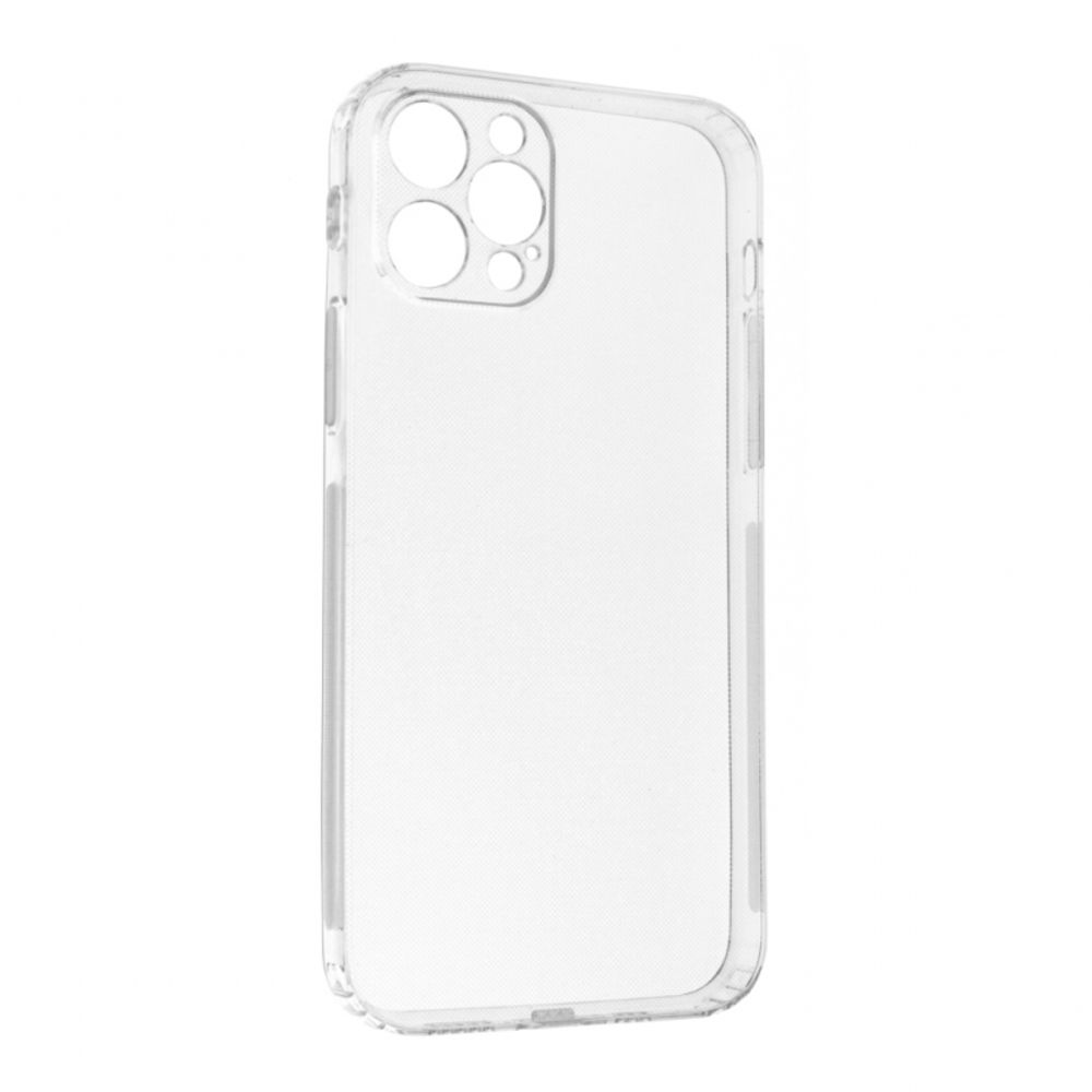 Maska za Apple iPhone 12 Pro — Silikonska Ultra Thin with pluggy, transparent