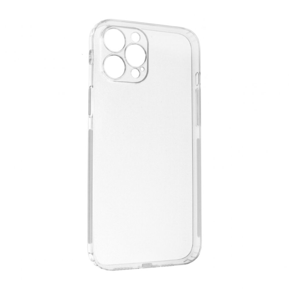 Maska za Apple iPhone 12 Pro Max — Silikonska Ultra Thin with pluggy, transparent