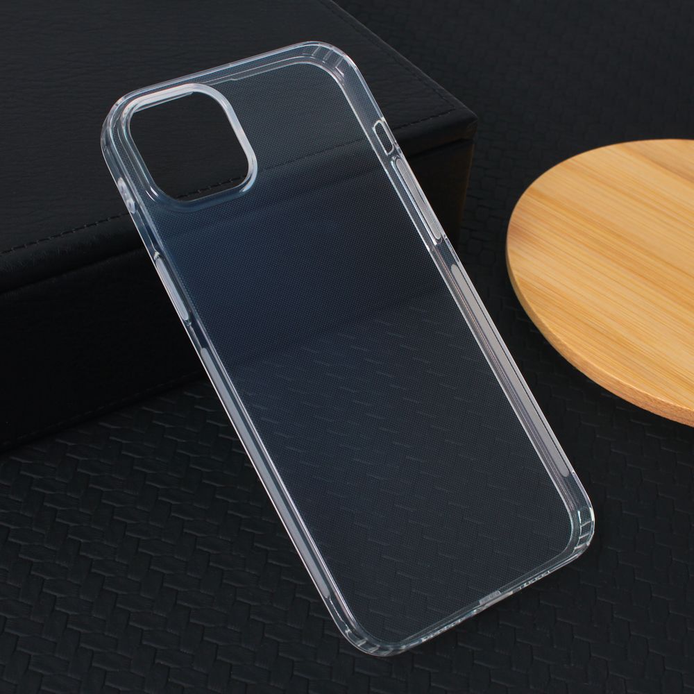 Maska za Apple iPhone 14 Plus — Silikonska Ultra Thin with pluggy, transparent