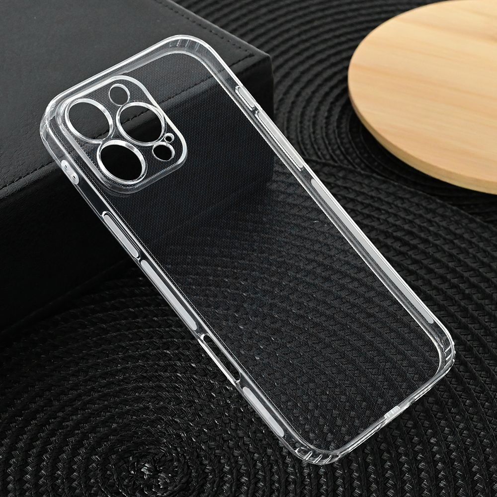 Maska za Apple iPhone 16 Pro Max — Silikonska Ultra Thin with pluggy, transparent