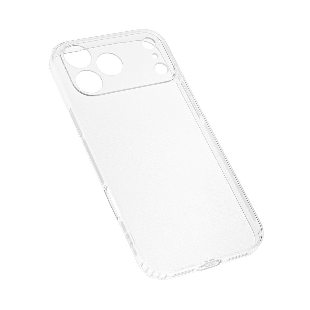 Maska za Apple iPhone 17 Pro — Silikonska Ultra Thin with pluggy, transparent