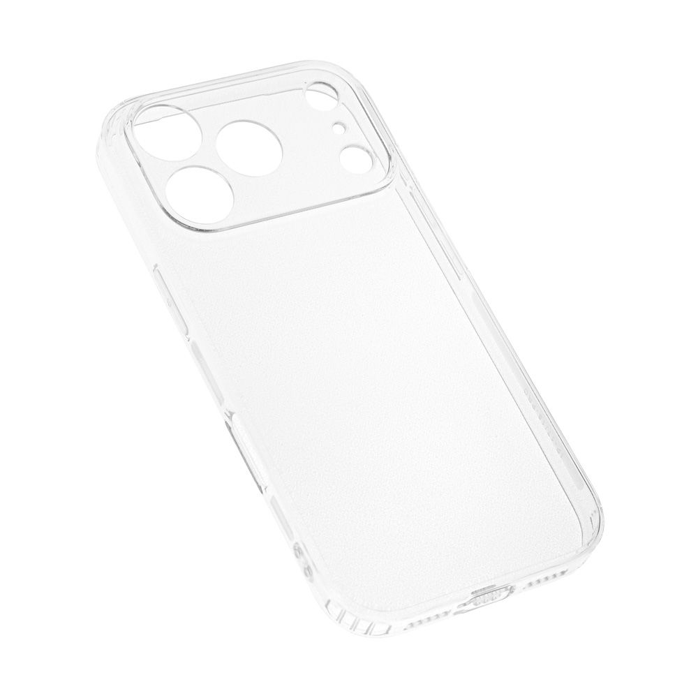 Maska za Apple iPhone 17 Pro Max — Silikonska Ultra Thin with pluggy, transparent