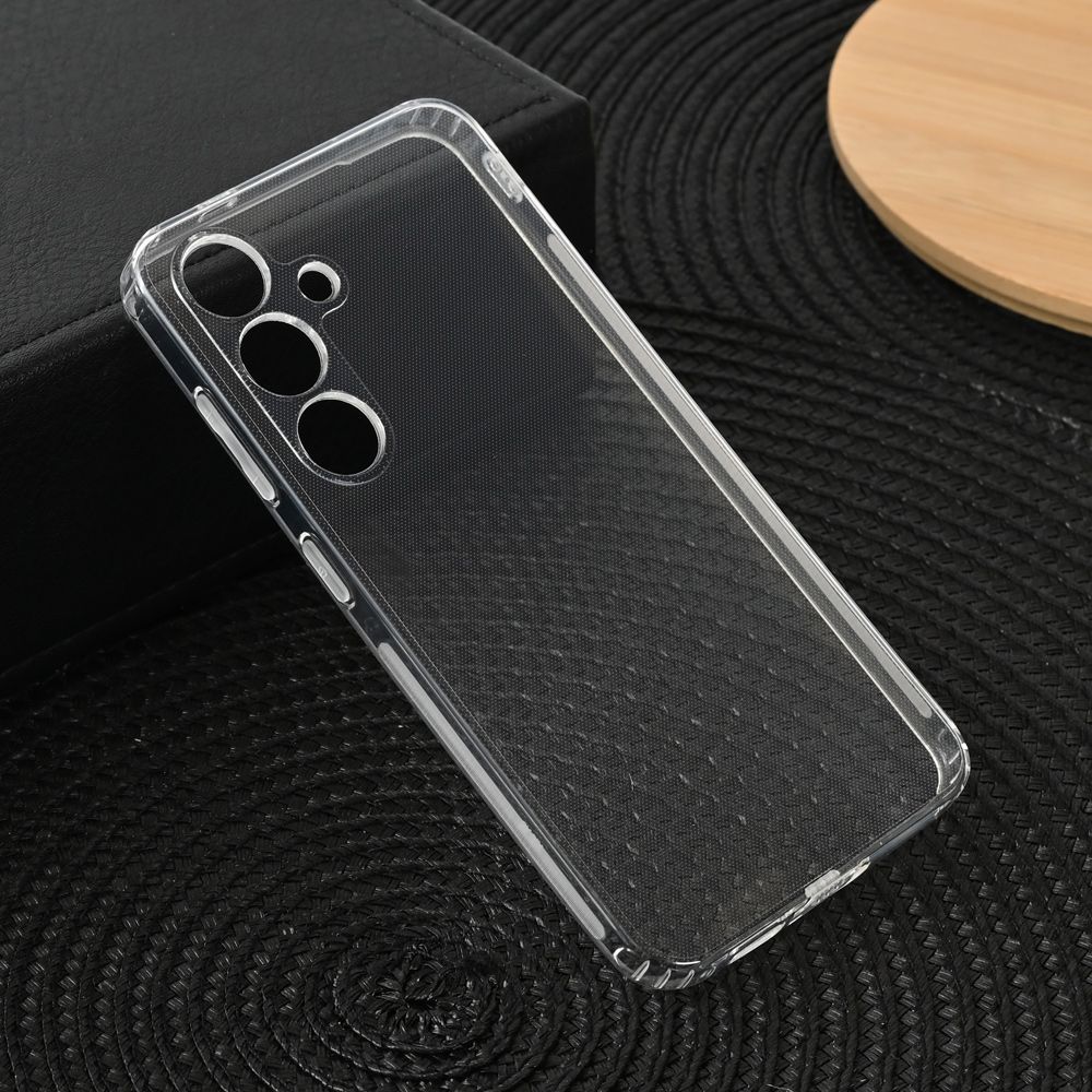 Maska za Samsung Galaxy S24 — Silikonska Ultra Thin with pluggy, transparent