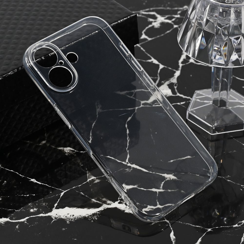 Maska za Apple iPhone 17 — Silikonska Ultra Thin, transparent