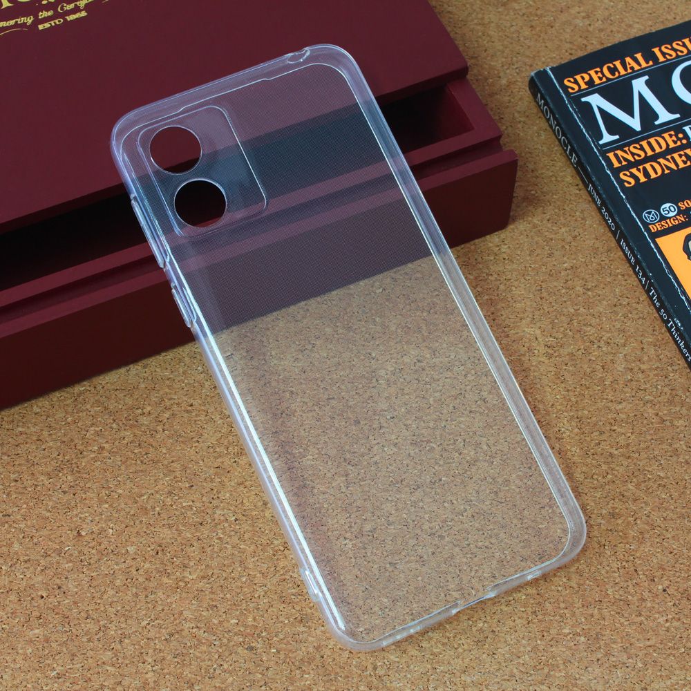 Maska za Motorola Moto E13 — Silikonska Ultra Thin, transparent