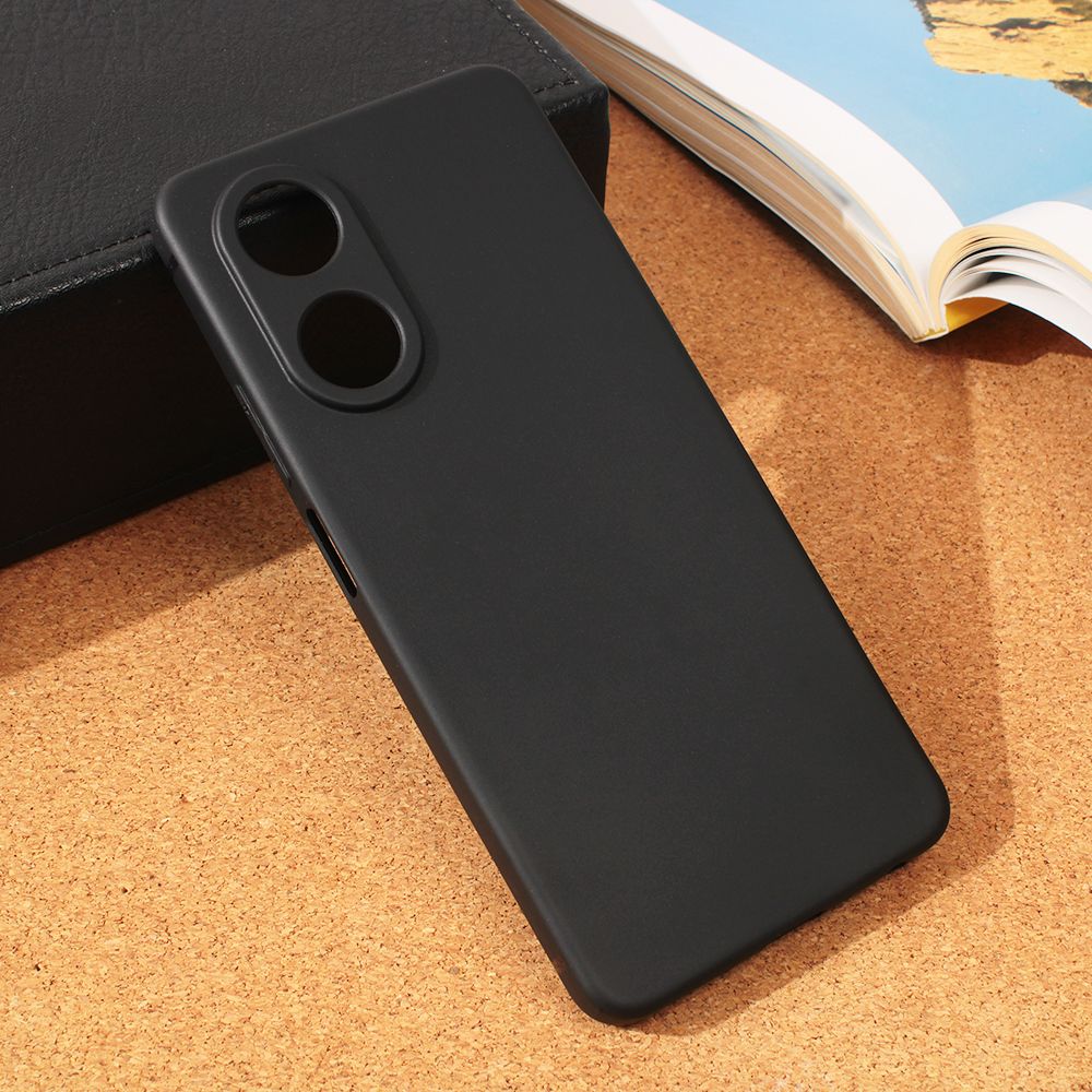 Maska za Oppo A58 4G — Silikonska Ultra Thin, mat crna