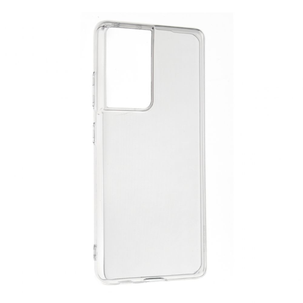 Maska za Samsung Galaxy S21 Ultra — Silikonska Thin, transparent