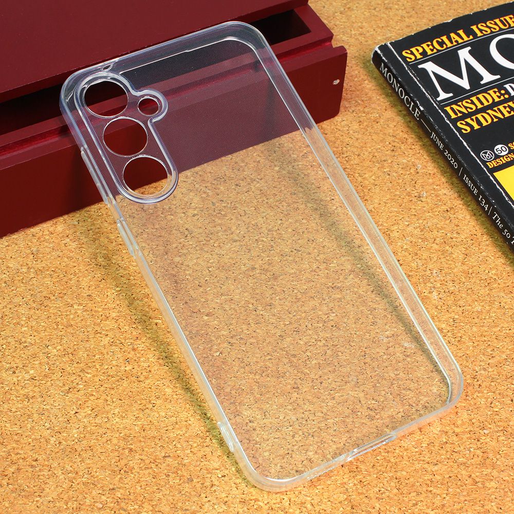 Maska za Samsung Galaxy S23 FE — Silikonska Ultra Thin, transparent