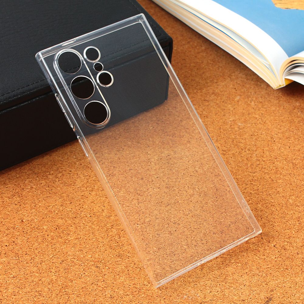 Maska za Samsung Galaxy S24 Ultra — Silikonska Thin, transparent