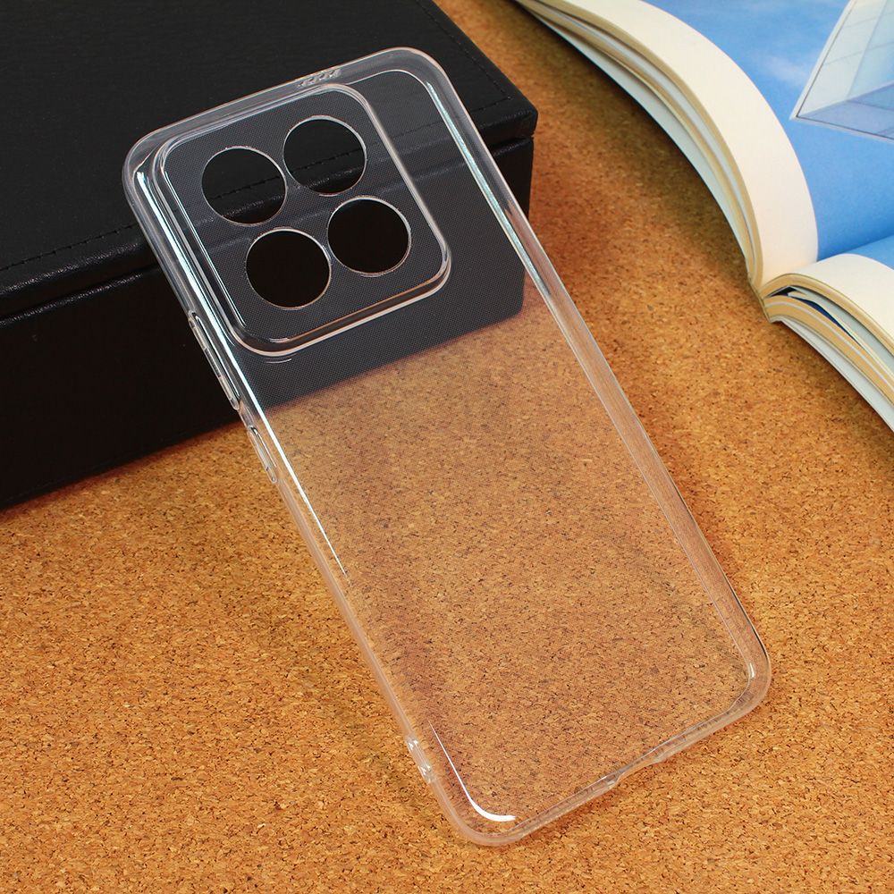 Maska za Xiaomi 14 Pro — Silikonska Ultra Thin, transparent