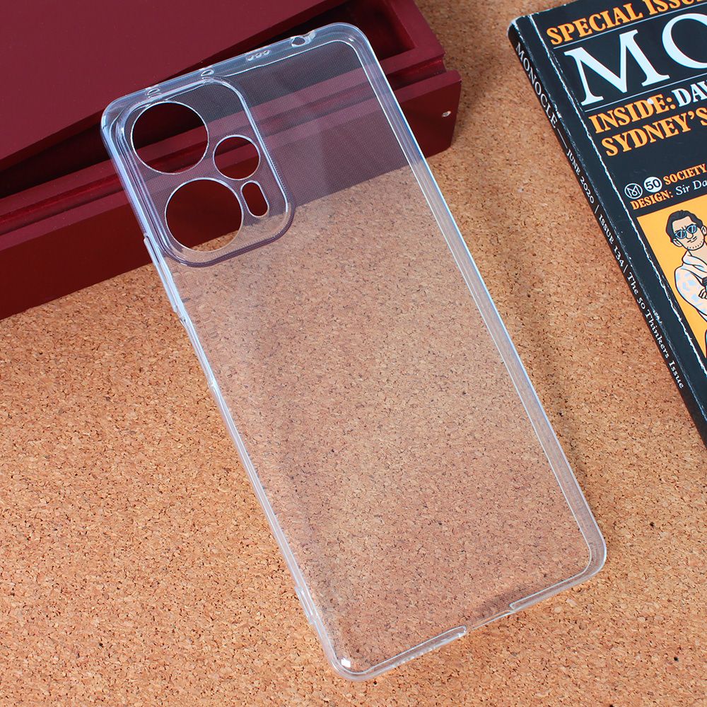 Maska za Xiaomi Poco F5 — Silikonska Ultra Thin, transparent