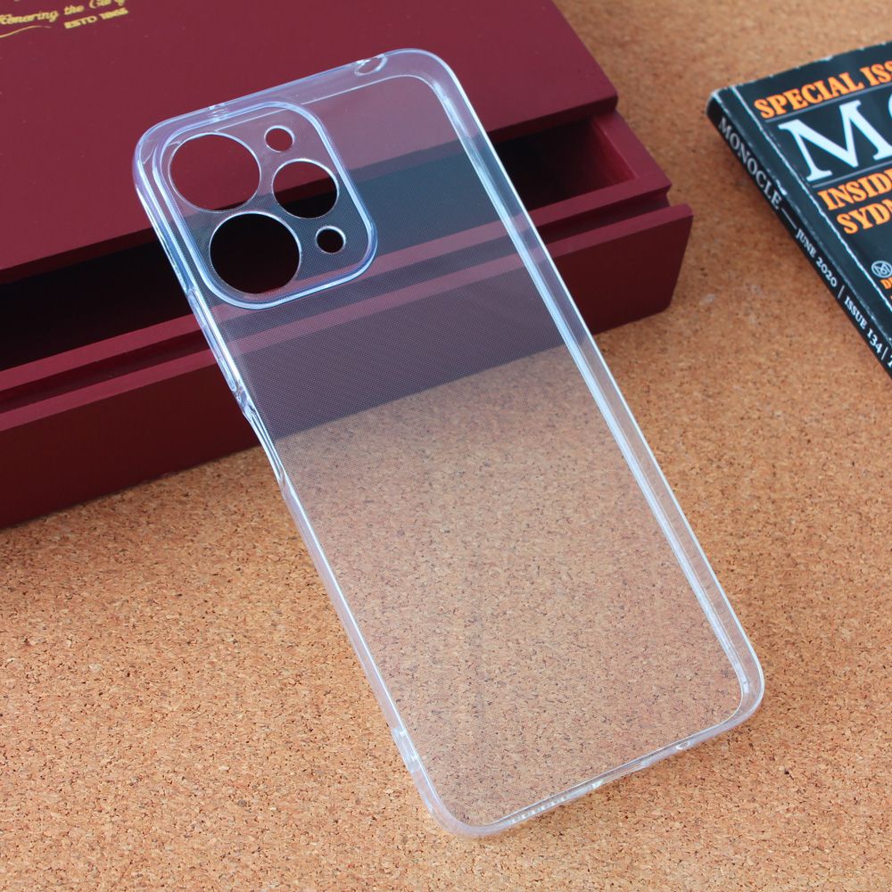 Maska za Xiaomi Redmi 12 — Silikonska Ultra Thin, transparent