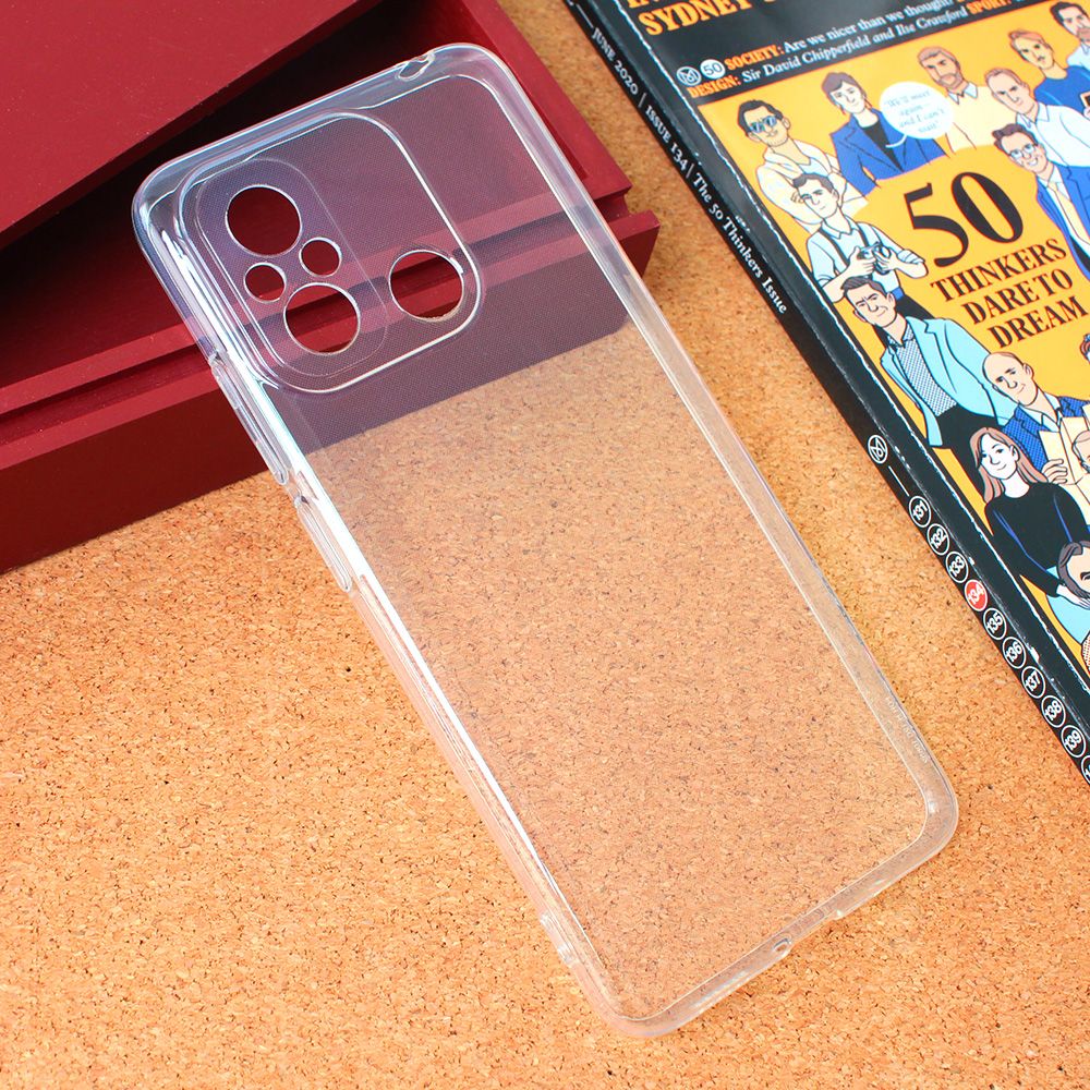 Maska za Xiaomi Redmi 12C — Silikonska Ultra Thin, transparent