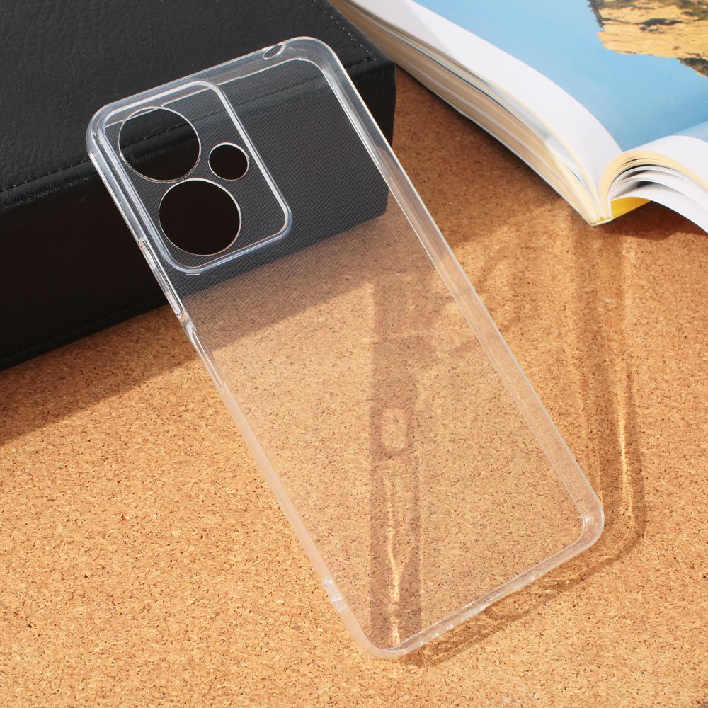 Maska za Xiaomi Redmi 13C — Silikonska Ultra Thin, transparent