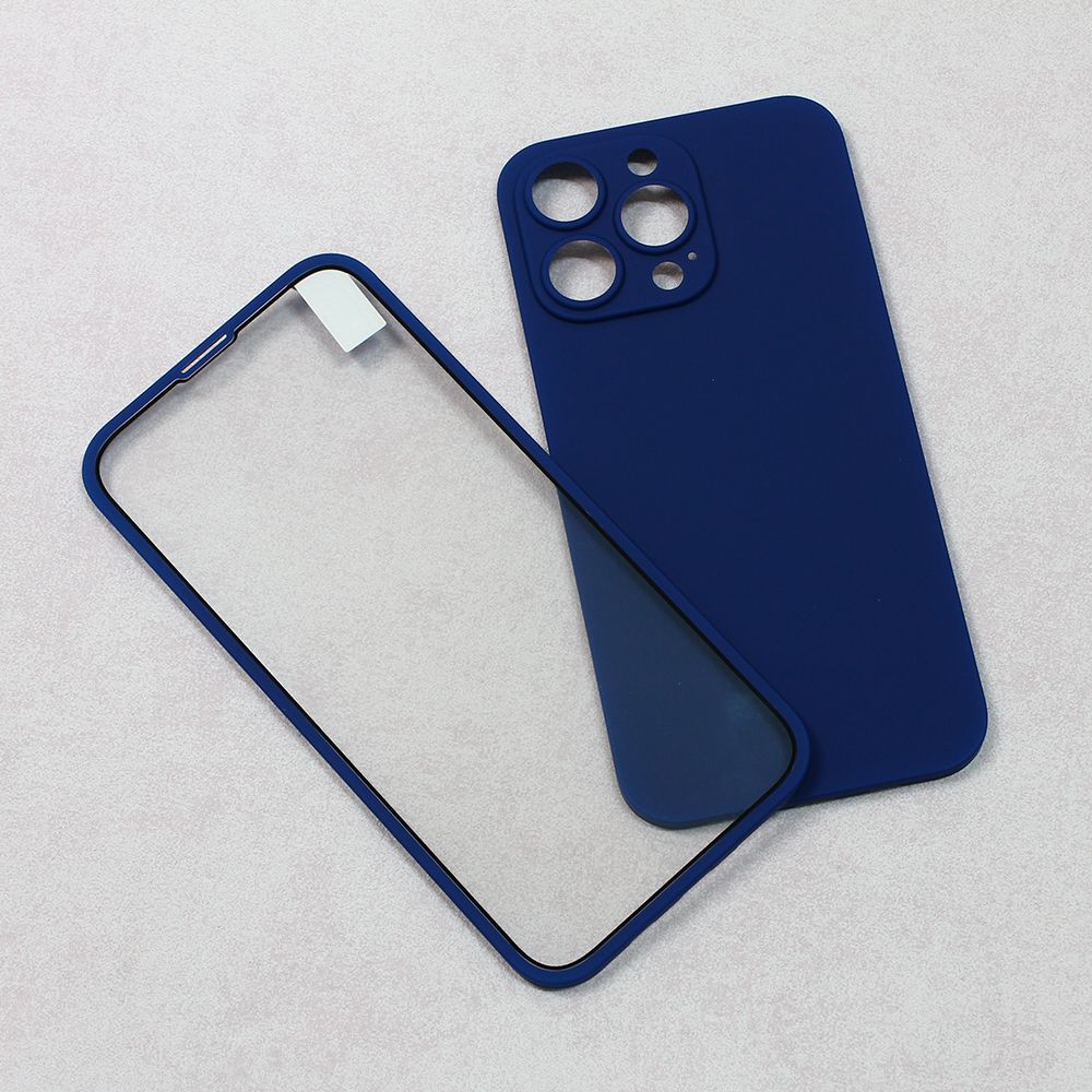 Maska za Apple iPhone 13 Pro Max — Slim 360 Full, plava