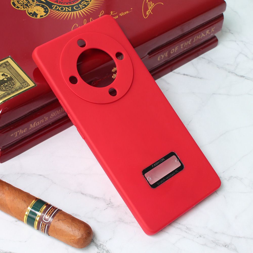 Maska za Honor Magic 5 Lite — Soft Silicone, crvena