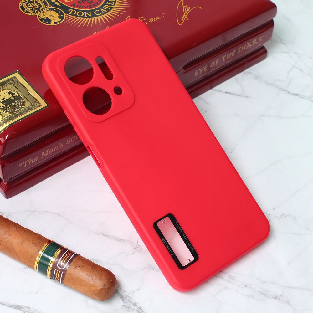 Maska za Honor X7a — Soft Silicone, crvena