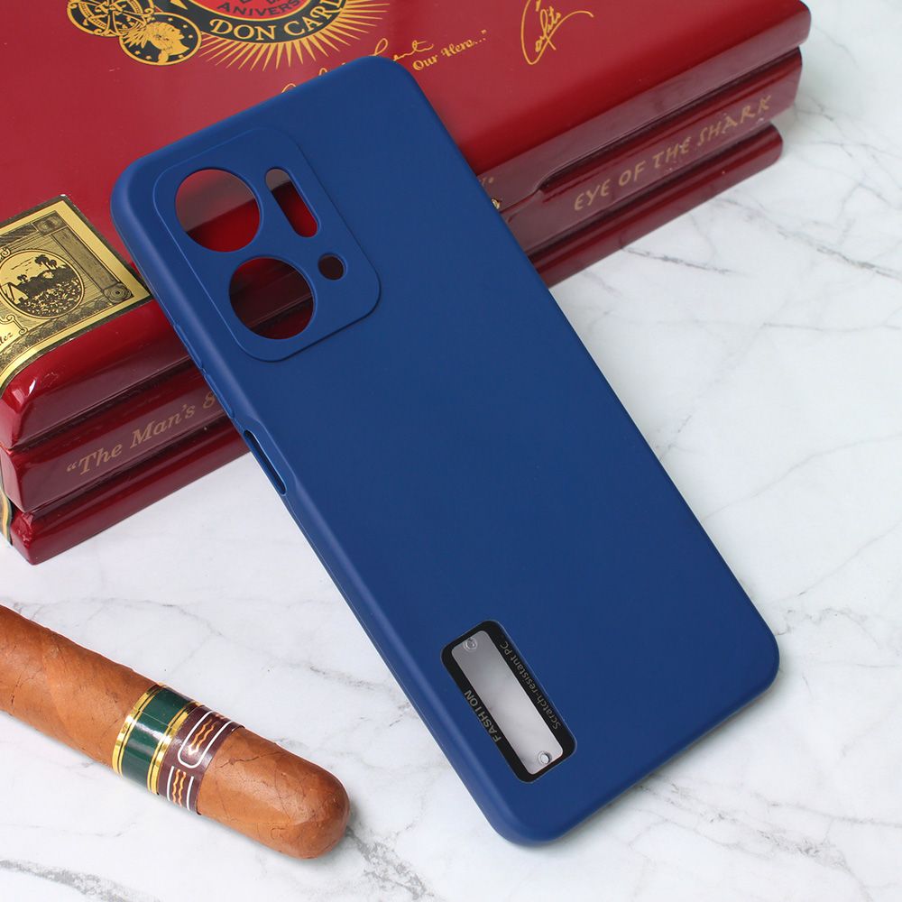 Maska za Honor X7a — Soft Silicone, plava