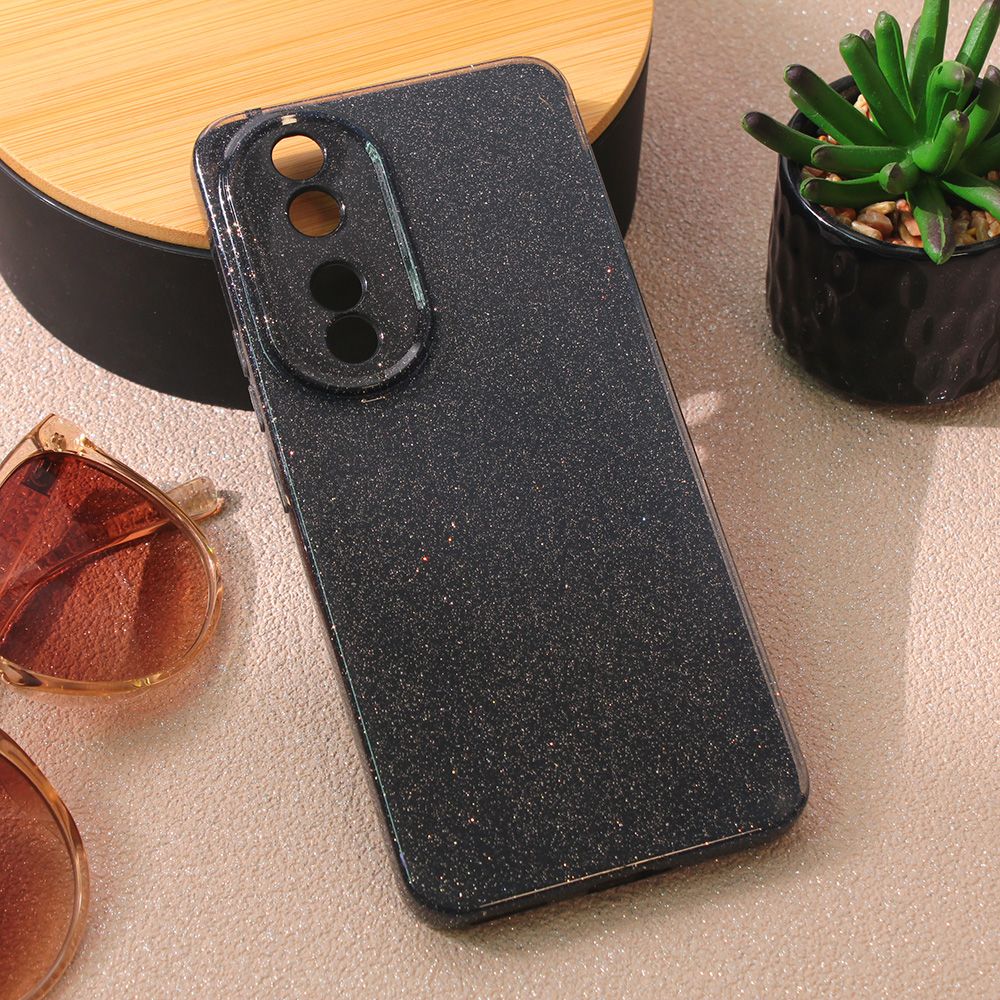 Maska za Honor 90 — Sparkle Dust, crna