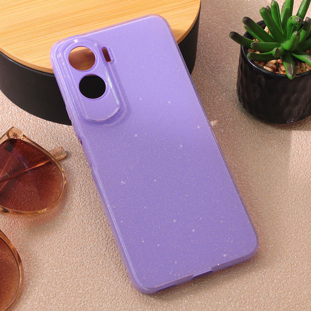 Maska za Honor 90 Lite — Sparkle Dust, ljubicasta