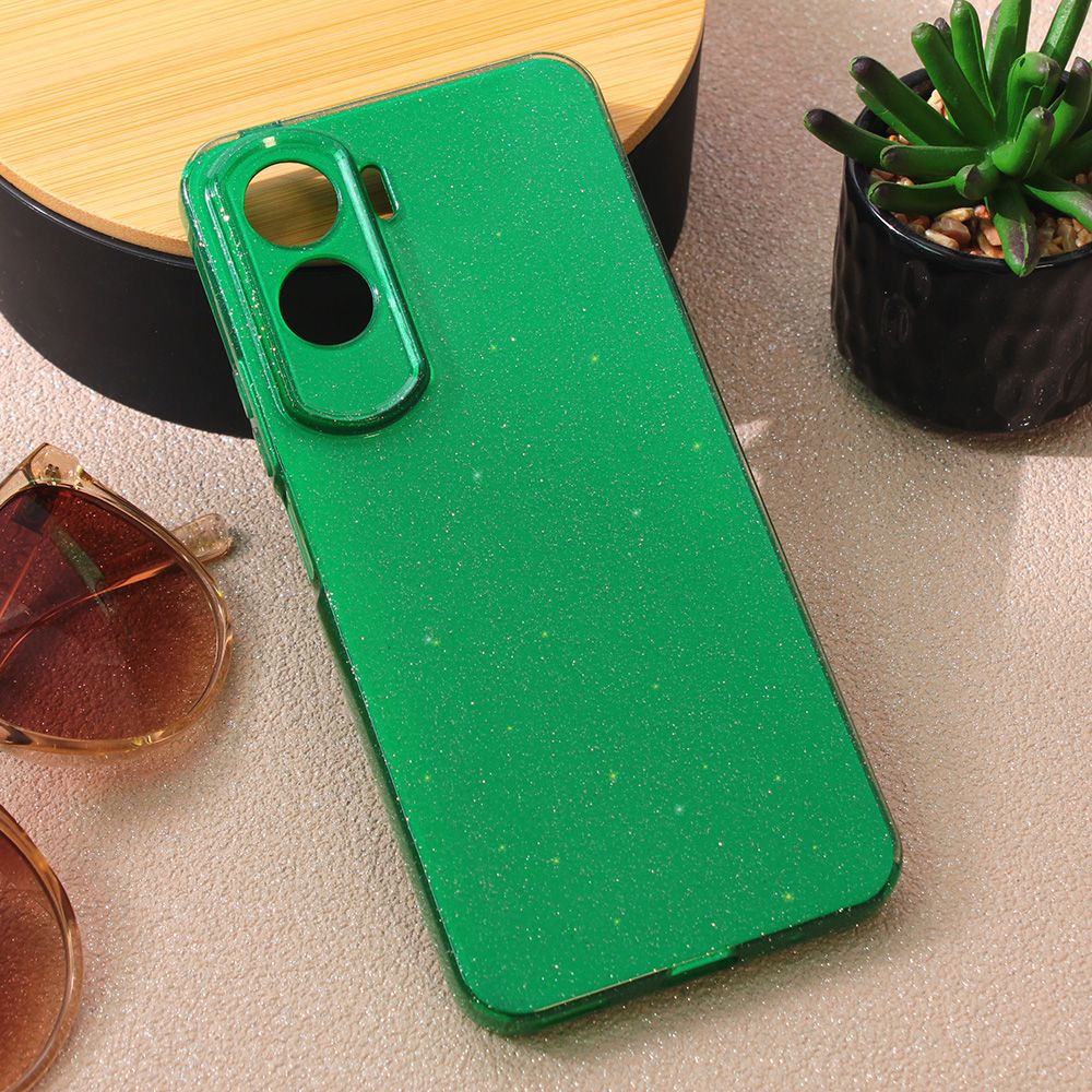 Maska za Honor 90 Lite — Sparkle Dust, zelena