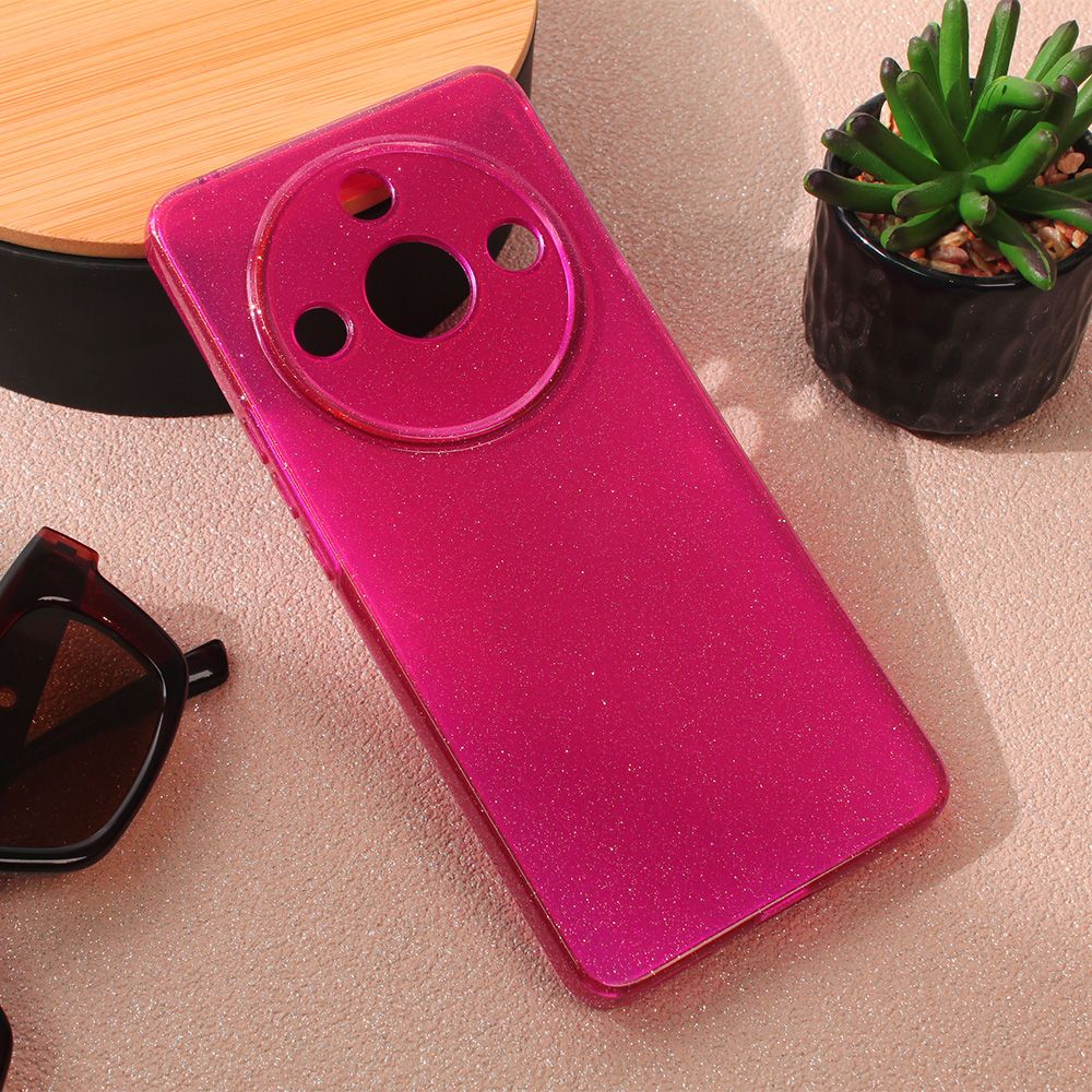 Maska za Honor Magic 6 Lite — Sparkle Dust, bordo