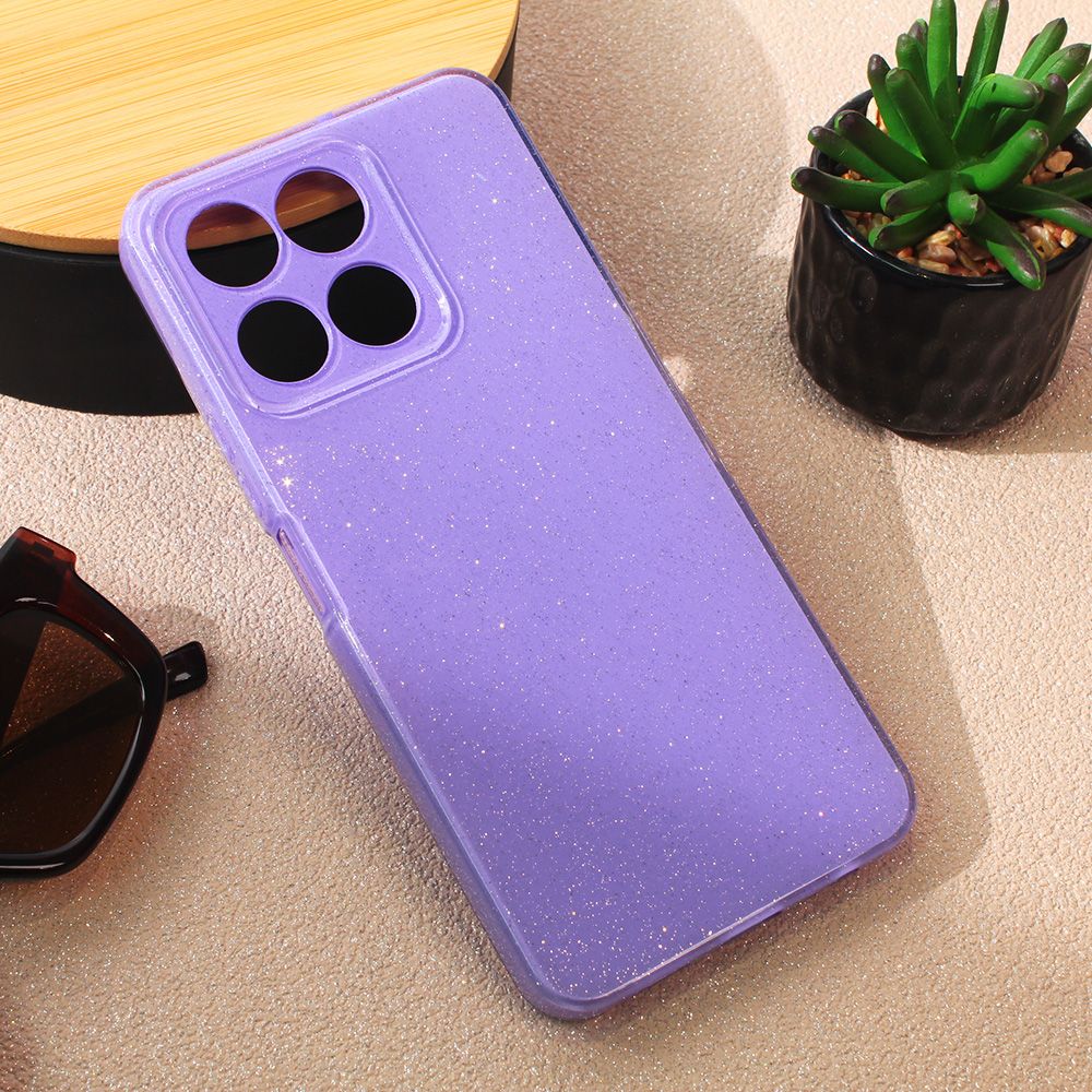 Maska za Honor X6a — Sparkle Dust, ljubicasta