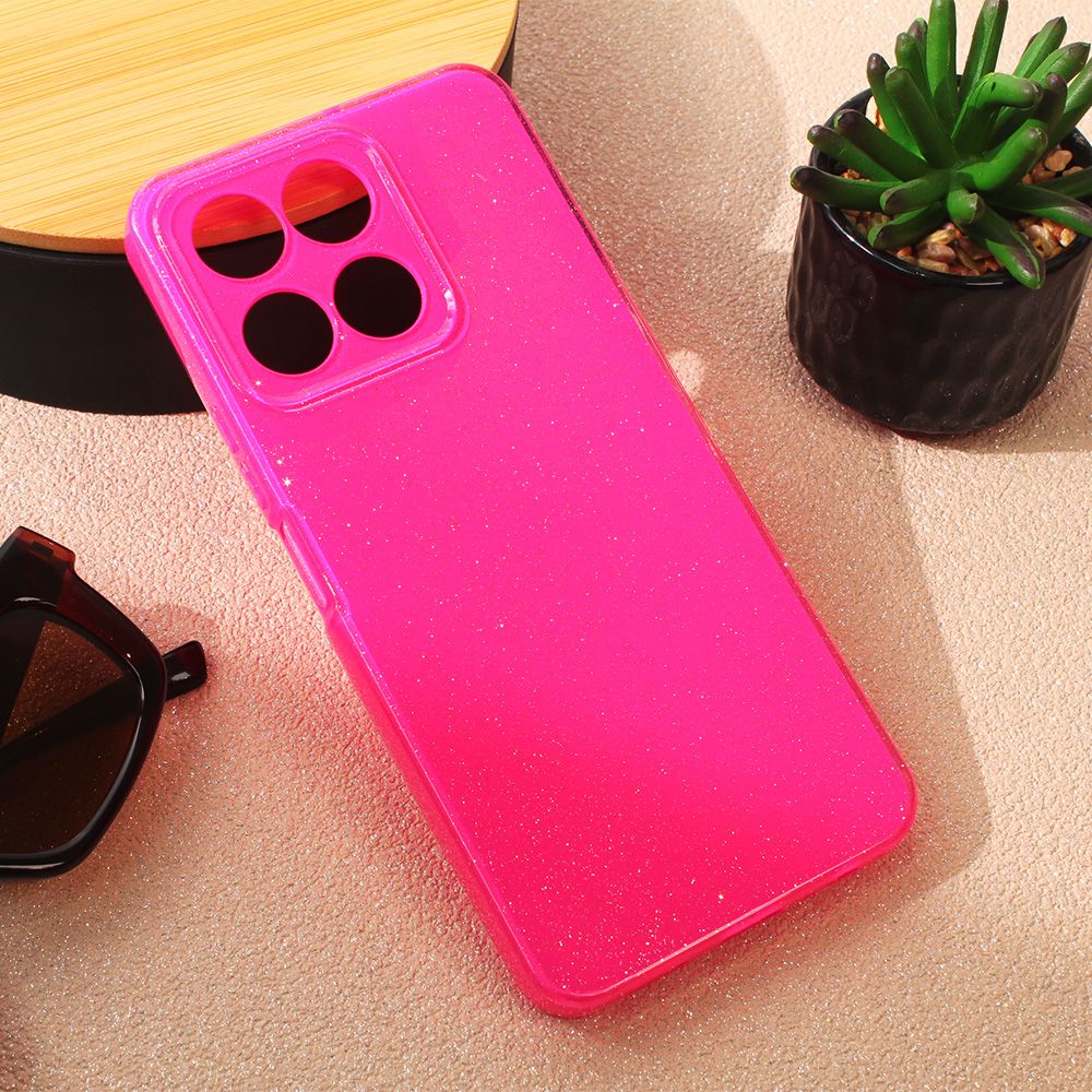 Maska za Honor X6a — Sparkle Dust, pink
