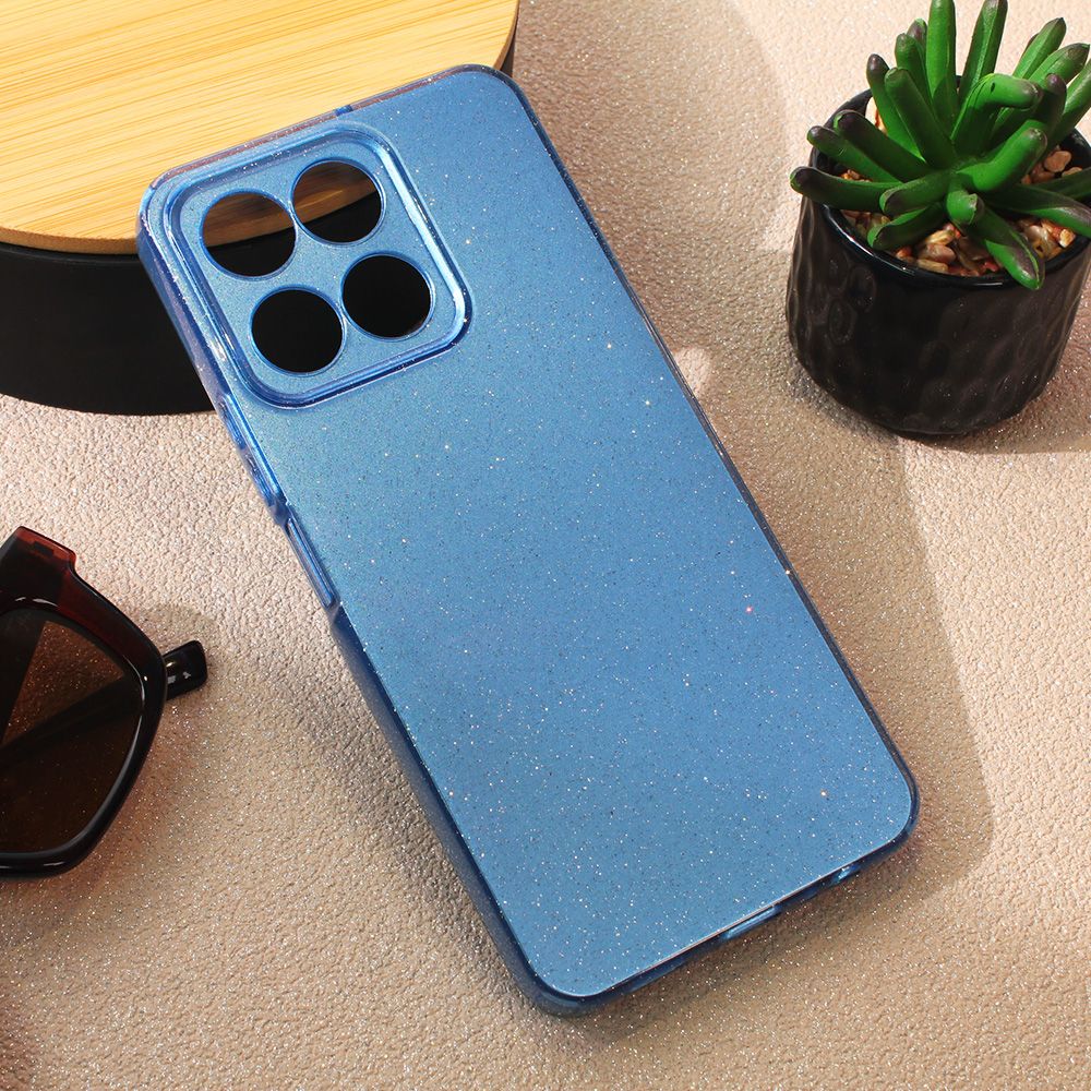 Maska za Honor X6a — Sparkle Dust, plava