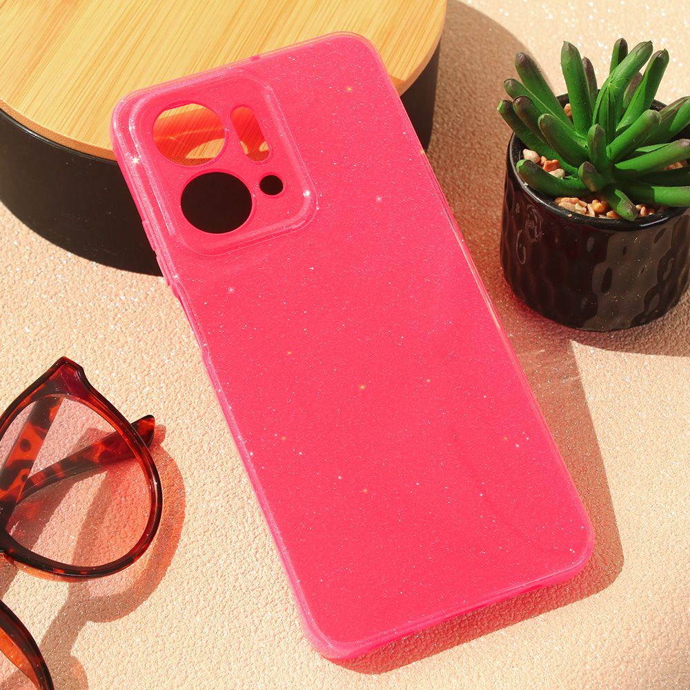 Maska za Honor X7a — Sparkle Dust, pink