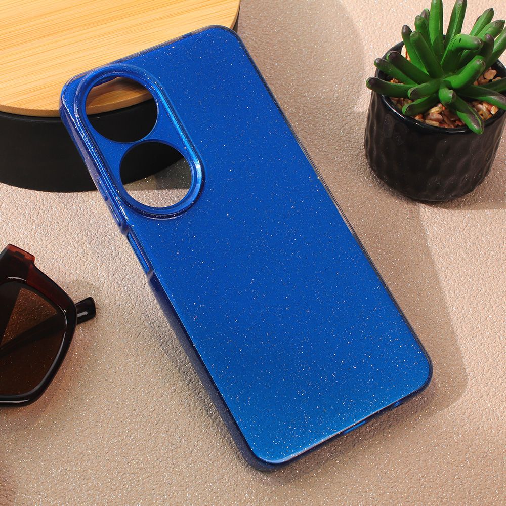 Maska za Honor X7b — Sparkle Dust, tamno plava