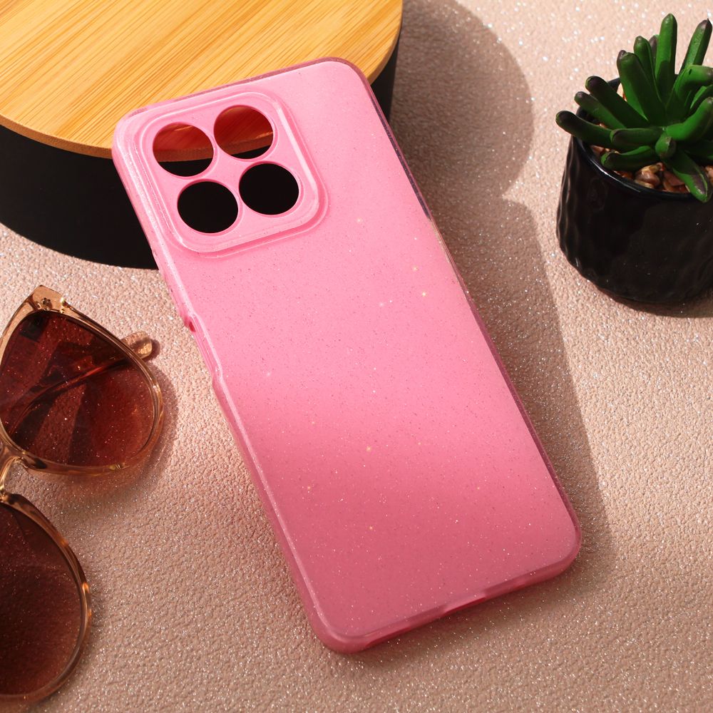 Maska za Honor X8a — Sparkle Dust, roza