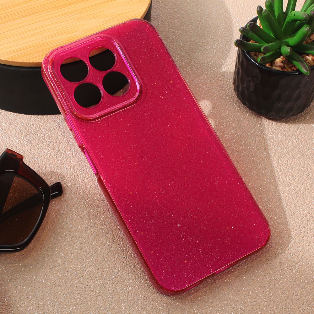 Maska za Honor X8b — Sparkle Dust, bordo
